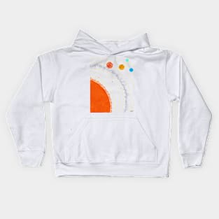 Minimalist Solar System Kids Hoodie